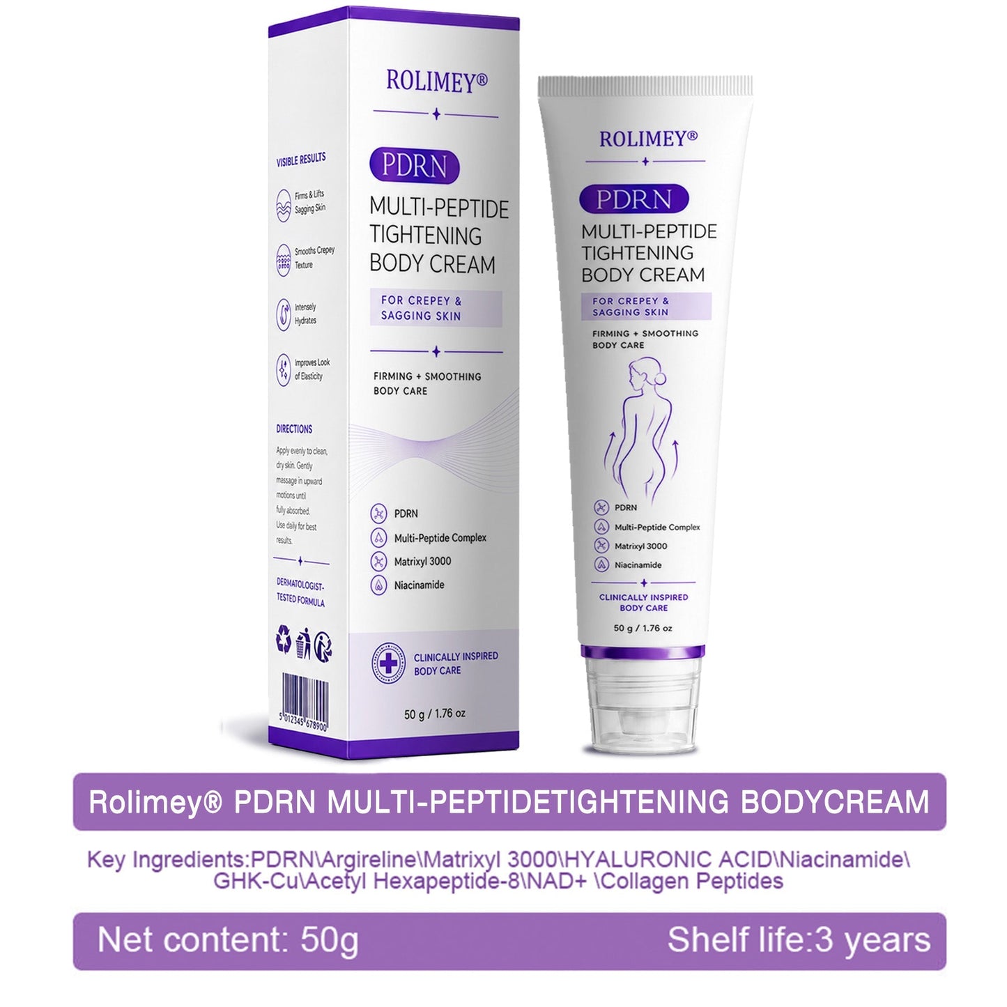 ROLIMEY® 𝐏𝐃𝐑𝐍 𝐌𝐮𝐥𝐭𝐢-𝐏𝐞𝐩𝐭𝐢𝐝𝐞 𝐌𝐚𝐬𝐬𝐚𝐠𝐢𝐧𝐠 𝐁𝐨𝐝𝐲 𝐑𝐨𝐥𝐥𝐞𝐫 𝐂𝐫𝐞𝐚𝐦- 𝐀𝐧𝐭𝐢-𝐚𝐠𝐢𝐧𝐠, 𝐇𝐲𝐝𝐫𝐚𝐭𝐢𝐧𝐠, 𝐒𝐤𝐢𝐧 𝐅𝐢𝐫𝐦𝐢𝐧𝐠 & 𝐋𝐢𝐟𝐭𝐢𝐧𝐠, 𝐒𝐤𝐢𝐧 𝐑𝐞𝐩𝐚𝐢𝐫, 𝐄𝐯𝐞𝐧 𝐓𝐨𝐧𝐞, 𝐀𝐜𝐧𝐞 𝐚𝐧𝐝 𝐃𝐚𝐫𝐤 𝐒𝐩𝐨𝐭 𝐓𝐫𝐞𝐚𝐭𝐦𝐞𝐧𝐭, 𝐖𝐚𝐫𝐭 𝐚𝐧𝐝 𝐌𝐨𝐥𝐞 𝐑𝐞𝐦𝐨𝐯𝐚𝐥, 𝐚𝐧𝐝 𝐏𝐬𝐨𝐫𝐢𝐚𝐬𝐢𝐬 𝐑𝐞𝐥𝐢𝐞𝐟.