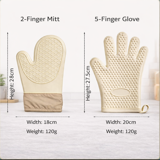 Heat Resistant Kitchen Gloves – Safe Grip for Everyday Cooking